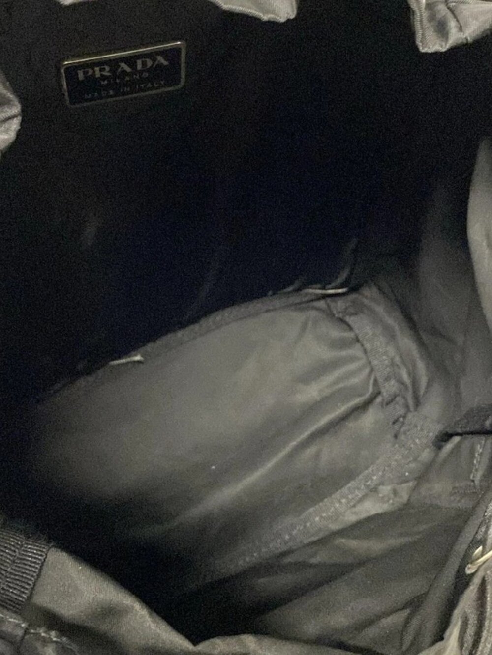PRADA - Black Nylon Backpack - Picture 12 of 15